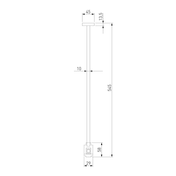 Декоративная стойка Elektrostandard Esthetic Magnetic 85149/00 a065445 Декоративная стойка Elektrostandard Esthetic Magnetic 85149/00 a065445