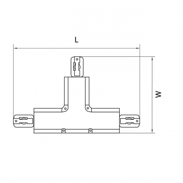 Коннектор T-образный Lightstar Barra 504137 Коннектор T-образный Lightstar Barra 504137