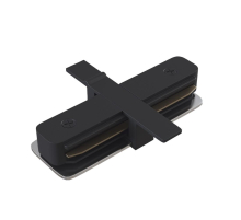 Коннектор прямой Hesby Lighting Skylite для встраиваемого шинопровода 220В, чёрный HSBL_0014