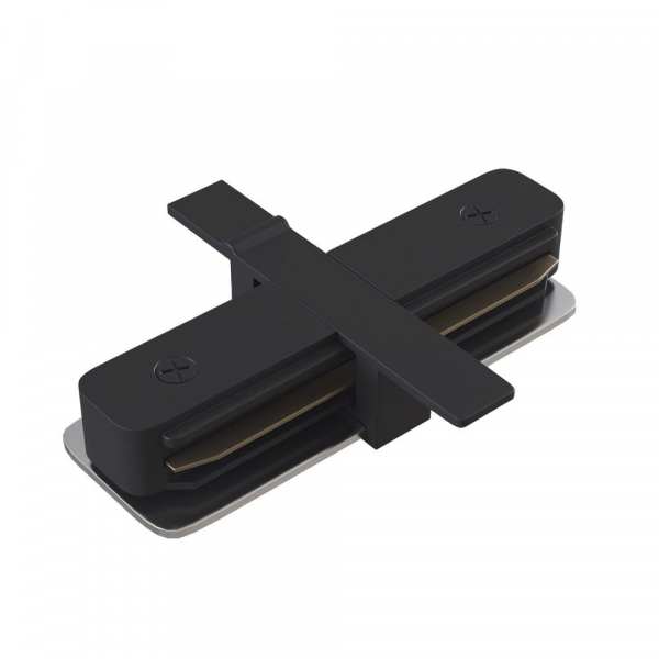 Коннектор прямой Hesby Lighting Skylite для встраиваемого шинопровода 220В, чёрный HSBL_0014 Коннектор прямой Hesby Lighting Skylite для встраиваемого шинопровода 220В, чёрный HSBL_0014