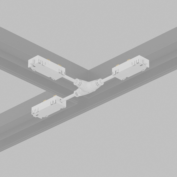 Коннектор Т-образный гибкий Denkirs Smart TR2115-WH