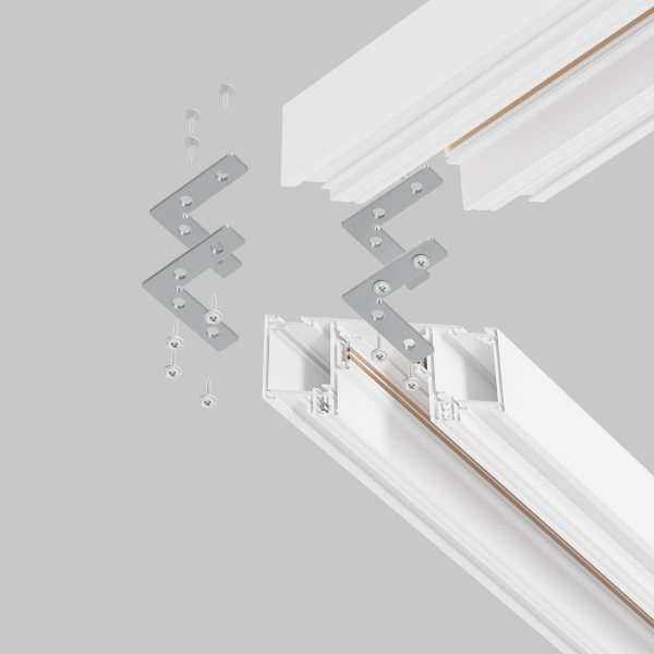 Комплект угловых соединителей Maytoni Technical Exility Busbar (4 шт) TRA034D-CL-42S Комплект угловых соединителей Maytoni Technical Exility Busbar (4 шт) TRA034D-CL-42S