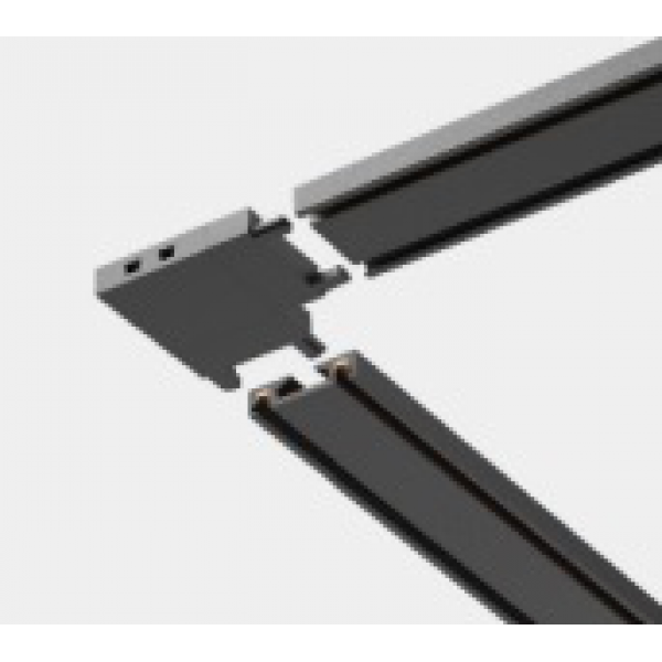 Коннектор T-образный Italline Kreator IT09-9030 black Коннектор T-образный Italline Kreator IT09-9030 black