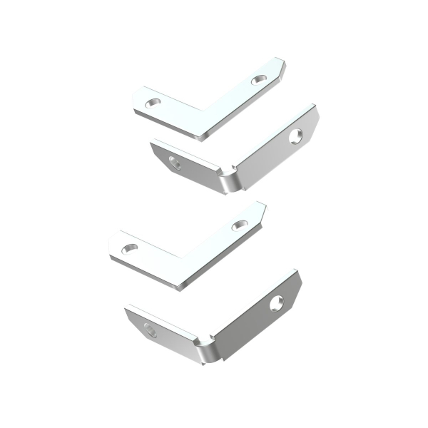 Комплект угловых соединителей шинопровода Denkirs Smart (4шт) TR2027-AL
