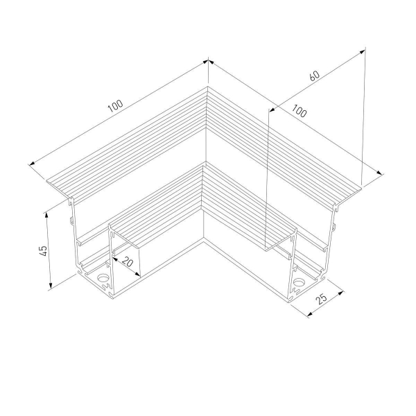 Коннектор угловой Elektrostandard Slim Magnetic 85092/11 a062193 Коннектор угловой Elektrostandard Slim Magnetic 85092/11 a062193