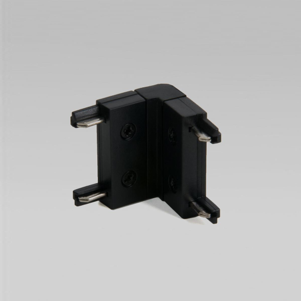Коннектор угловой для накладного шинопровода Elektrostandard Flat Magnetic 85002/00 черный a063737