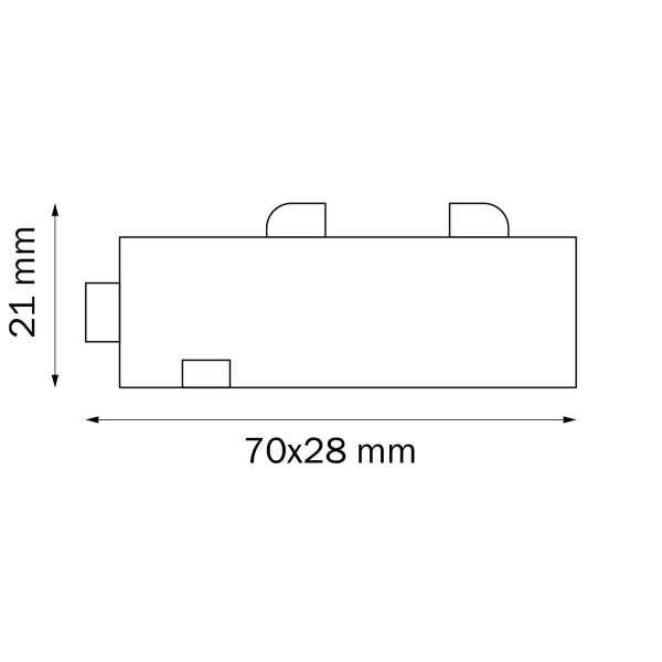 Коннектор прямой Lightstar Barra 505107 Коннектор прямой Lightstar Barra 505107