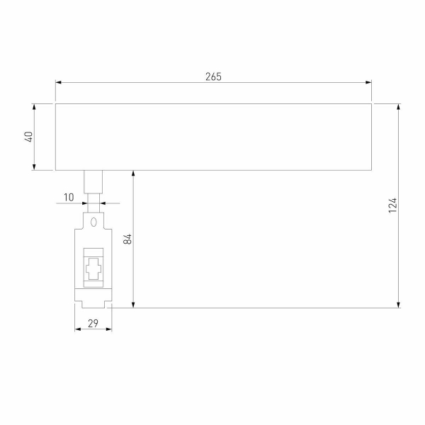 Декоративная стойка с вводом питания Elektrostandard Esthetic Magnetic 85140/00 a065432 Декоративная стойка с вводом питания Elektrostandard Esthetic Magnetic 85140/00 a065432