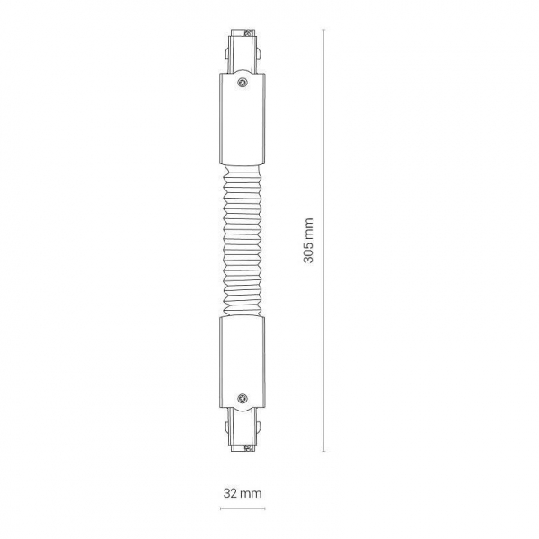 Коннектор гибкий Nowodvorski Ctls Power 8698 Коннектор гибкий Nowodvorski Ctls Power 8698