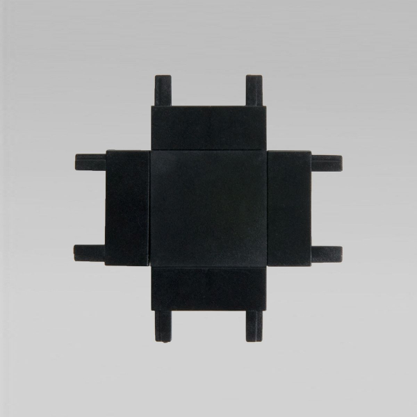 Соединитель четырёхсторонний для накладного шинопровода Elektrostandard Flat Magnetic 85003/00 черный a063738