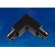 Соединитель для шинопроводов L-образный внутренний Uniel UBX-A22 Black 09766