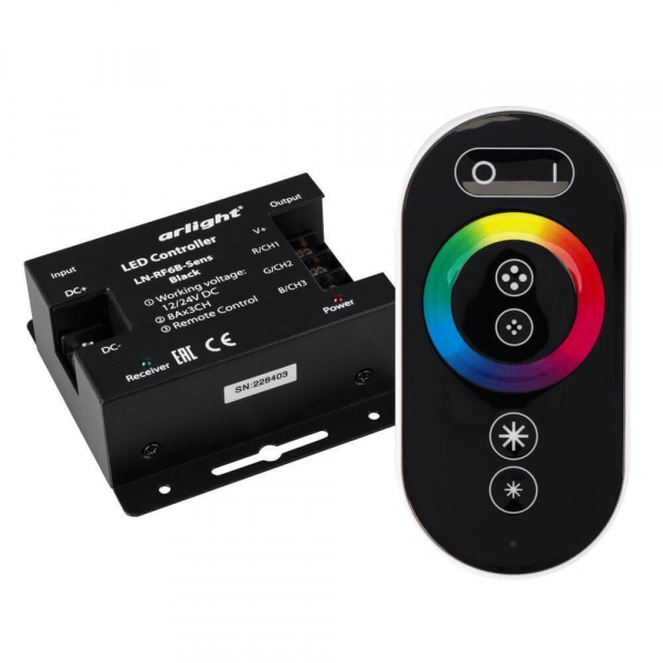 Контроллер Arlight LN-RF6B-Sens Black 023375 Контроллер Arlight LN-RF6B-Sens Black 023375