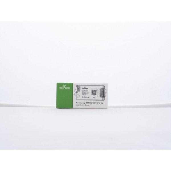 Контроллер LEDS POWER CCT C02 WIFI TUYA 15А 006437 Контроллер LEDS POWER CCT C02 WIFI TUYA 15А 006437