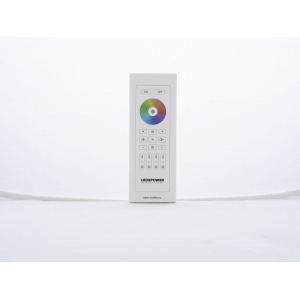 Пульт LEDS POWER RGB/RGBW/RGBCCT на 4 зоны RC03RF белый 006543