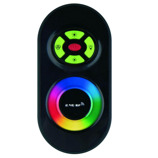 Контроллер для светодиодных лент 12/24В 2,4 ГГц Uniel ULC-G10-RGB Black 11105 Контроллер для светодиодных лент 12/24В 2,4 ГГц Uniel ULC-G10-RGB Black 11105