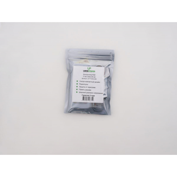 Контроллер LEDS POWER RGB T130-S Mini RF 6A 003719 Контроллер LEDS POWER RGB T130-S Mini RF 6A 003719