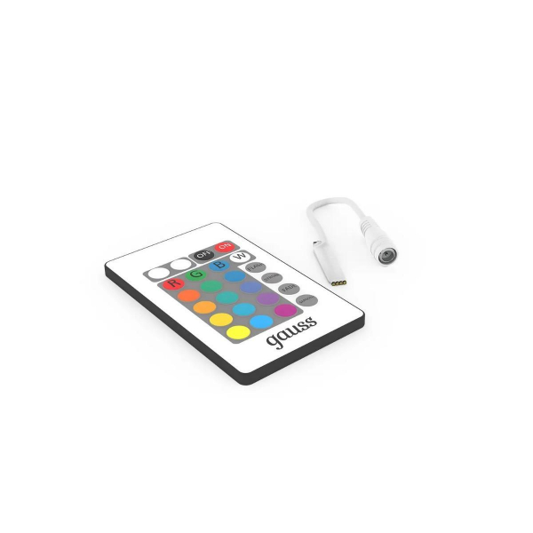 Контроллер RGB для светодиодной ленты Gauss Basic LED 12V 72W BT610 Контроллер RGB для светодиодной ленты Gauss Basic LED 12V 72W BT610