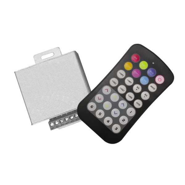 Контроллер RGB для светодиодной ленты Gauss Basic LED 12V 240W BT621 Контроллер RGB для светодиодной ленты Gauss Basic LED 12V 240W BT621