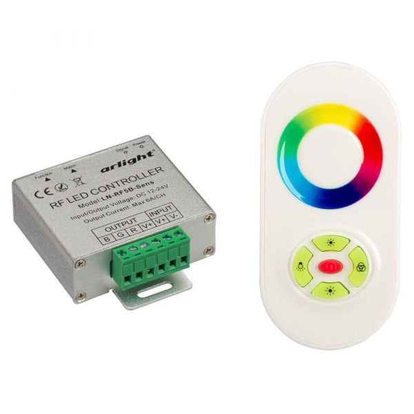 Контроллер Arlight LN-RF5B-Sens White 016487 Контроллер Arlight LN-RF5B-Sens White 016487