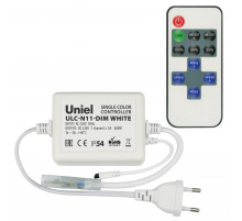 Контроллер для светодиодных одноцветных лент 220В Uniel ULC-N11-Dim White UL-00002277
