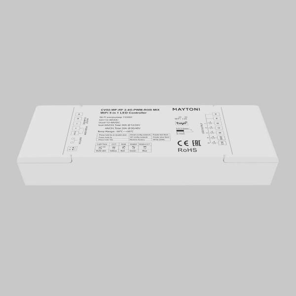 Wi-Fi контроллер для светодиодной ленты RGB MIX Maytoni Led Strip 742002 Wi-Fi контроллер для светодиодной ленты RGB MIX Maytoni Led Strip 742002