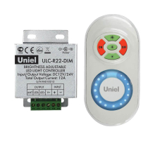 Контроллер для управления яркостью одноцветных светодиодов Uniel ULC-R22-Dim White 05947