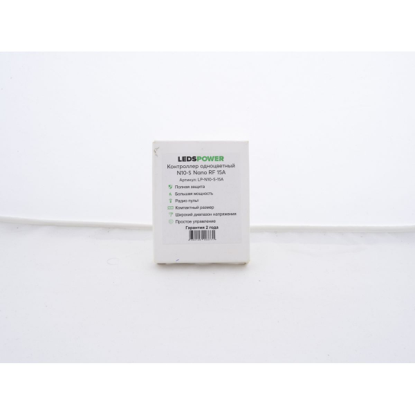 Контроллер LEDS POWER одноцветный N10-S Nano RF 15A 003771 Контроллер LEDS POWER одноцветный N10-S Nano RF 15A 003771