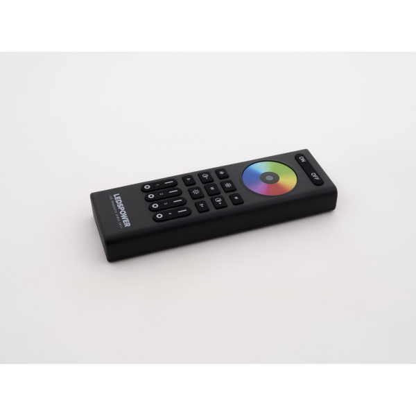 Пульт LEDS POWER RGB/RGBW/RGBCCT на 4 зоны RC03RFB черный 006550 Пульт LEDS POWER RGB/RGBW/RGBCCT на 4 зоны RC03RFB черный 006550