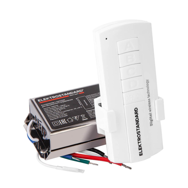 Контроллер для дистанционного управления освещением Elektrostandard 16004/04 IP20 12V 4-канальный a056817 Контроллер для дистанционного управления освещением Elektrostandard 16004/04 IP20 12V 4-канальный a056817