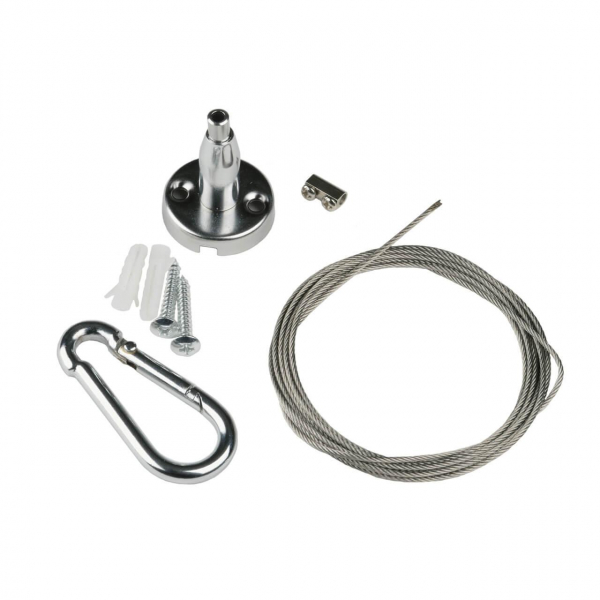 Крепление для подвесного светильника Uniel UFL-H03 Silver 200 Polybag UL-00004442 Крепление для подвесного светильника Uniel UFL-H03 Silver 200 Polybag UL-00004442