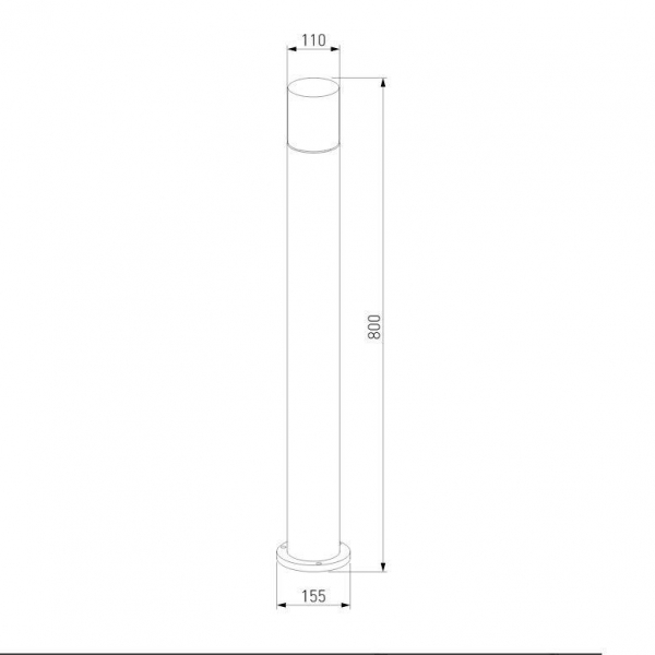 Уличный светильник Elektrostandard Roil 35125/F a055638 Уличный светильник Elektrostandard Roil 35125/F a055638