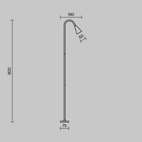 Ландшафтный светильник Maytoni Outdoor O531FL-L3B3K1