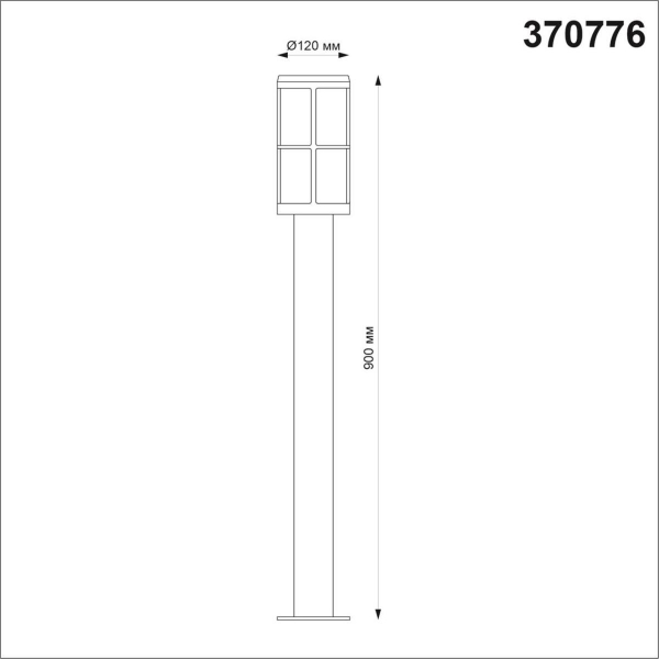 Уличный светильник Novotech Street Zebra 370776 Уличный светильник Novotech Street Zebra 370776