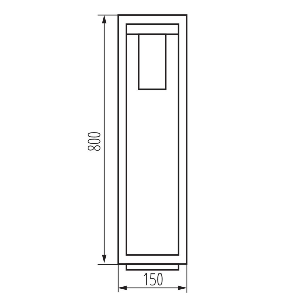 Садовый светильник Kanlux VIMO 80 BR 34989 Садовый светильник Kanlux VIMO 80 BR 34989