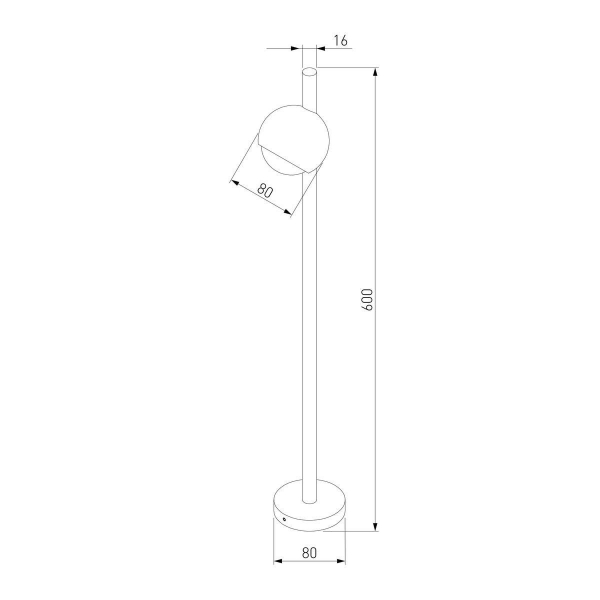 Уличный светодиодный светильник Elektrostandard Ball 35143/F a057633 Уличный светодиодный светильник Elektrostandard Ball 35143/F a057633