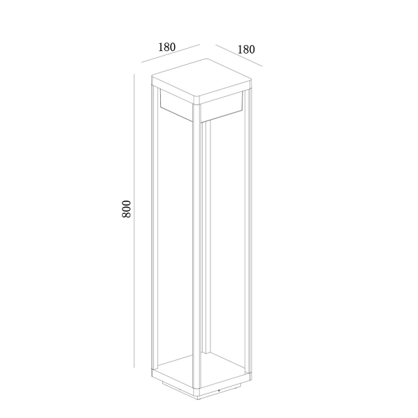 Ландшафтный светодиодный светильник Maytoni Baker Street O021FL-L10B3K