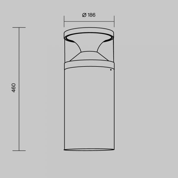 Ландшафтный светильник Maytoni Outdoor O496FL-L21B3K1