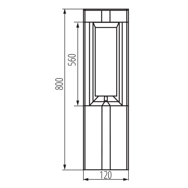Садовый светильник Kanlux PEVO 80 GR 36550 Садовый светильник Kanlux PEVO 80 GR 36550