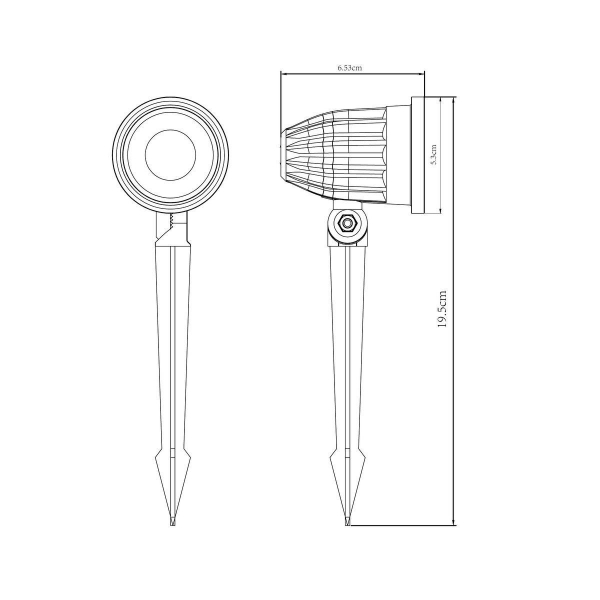 Ландшафтный светодиодный светильник Arte Lamp Elsie A1127IN-1BK Ландшафтный светодиодный светильник Arte Lamp Elsie A1127IN-1BK