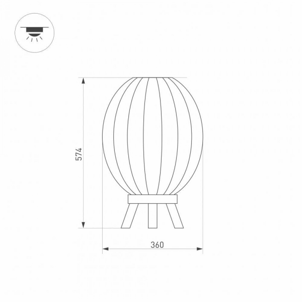 Уличный светодиодный светильник Arlight LGD-Pearl-Boll-H574-12W Warm3000 030005 Уличный светодиодный светильник Arlight LGD-Pearl-Boll-H574-12W Warm3000 030005