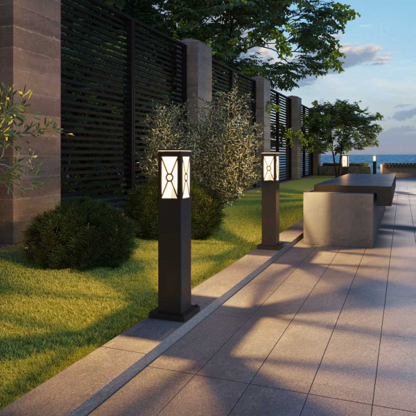 Уличный светильник Elektrostandard 1406 Techno черный a043416