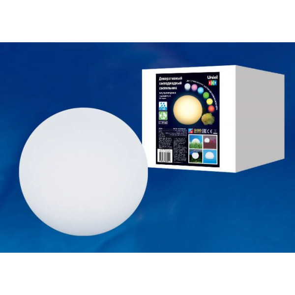 Уличный светодиодный светильник Uniel ULG-R001 020/RGB IP65 Ball UL-00003301 Уличный светодиодный светильник Uniel ULG-R001 020/RGB IP65 Ball UL-00003301