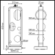 Ландшафтный светильник ODEON LIGHT NATURE 5434/3FB