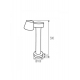 Светильник ландшафтный Kanlux DROMI LED 50 7W-GR 32532