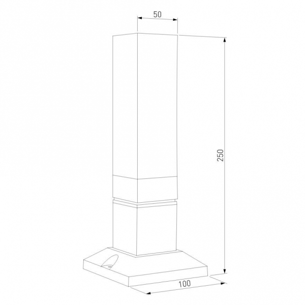 Уличный светодиодный светильник Elektrostandard 1536 Techno Led чёрный a052858 Уличный светодиодный светильник Elektrostandard 1536 Techno Led чёрный a052858