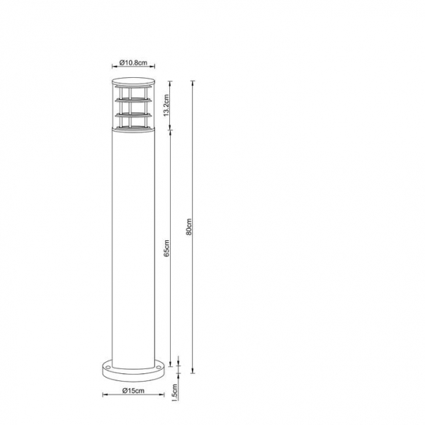 Уличный светильник Arte Lamp Tokyo A5318PA-1BK Уличный светильник Arte Lamp Tokyo A5318PA-1BK