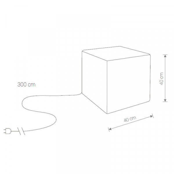 Уличный светильник Nowodvorski Cumulus Cube 8966