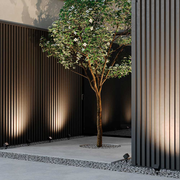 Ландшафтный светодиодный светильник Maytoni Ares O309FL-L8B3K