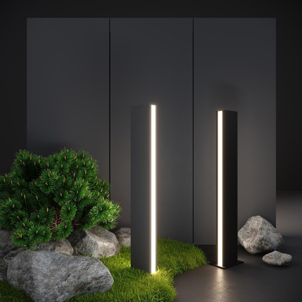 Уличный светодиодный светильник Elektrostandard 1538 Techno Led черный a053316 Уличный светодиодный светильник Elektrostandard 1538 Techno Led черный a053316