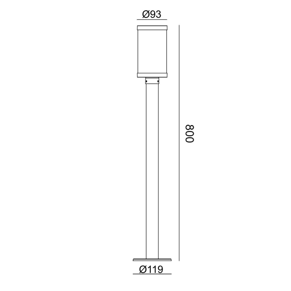Уличный светильник Escada Urban 30003G/02
